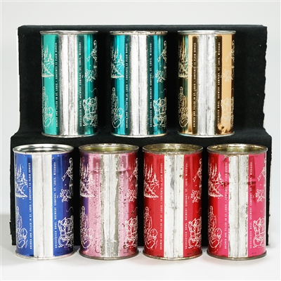 COMPLETE SET of 7 Griesedieck Series Flat Tops