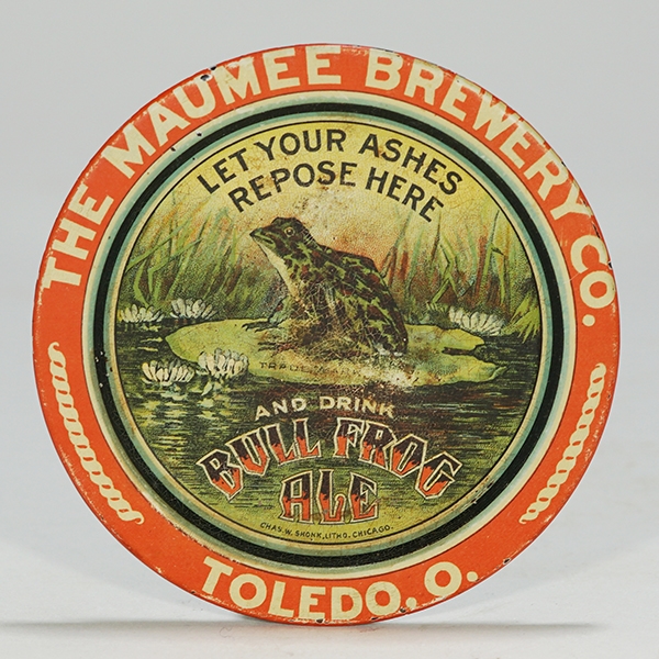 Maumee Brewery Bull Frog Ale Tip Tray