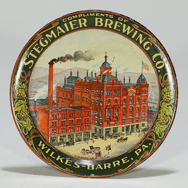 Stegmaier Brewing Factory Scene Tip Tray