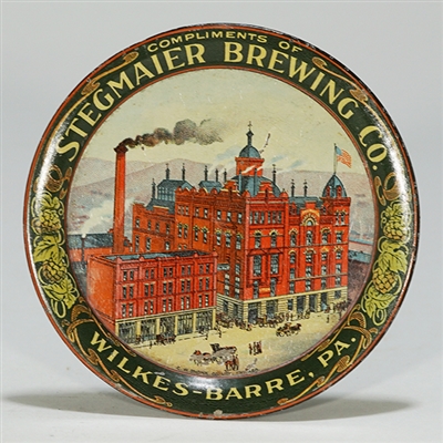 Stegmaier Brewing Factory Scene Tip Tray