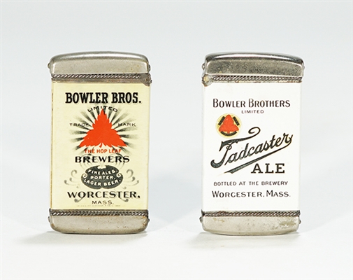 Bowler Bros Tadcaster Celluloid Over Tin Matchsafes