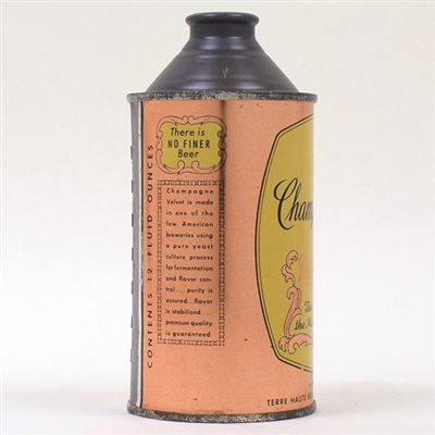 Champagne Velvet Beer Cone Top 1949 157-7