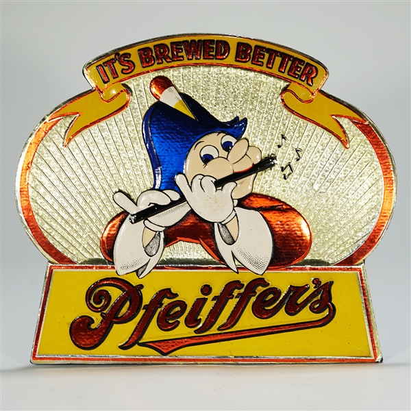 Pfeiffers Foil Over Composite Diecut Sign