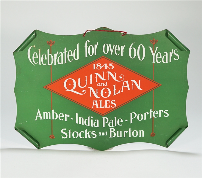 Quinn Nolan Ale Diecut Tin Sign