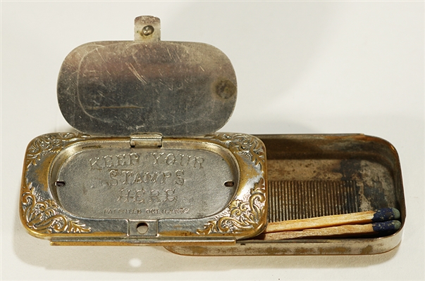 E. Robinsons Pilsener Lager Beer STAMP and Match Safe