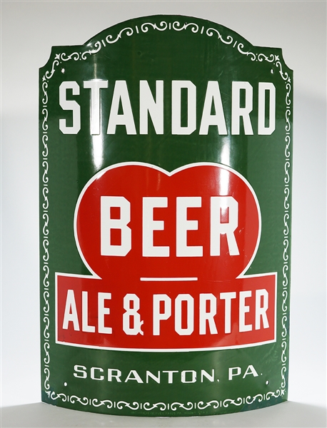 Standard Beer Ale Porter Porcelain Corner Sign