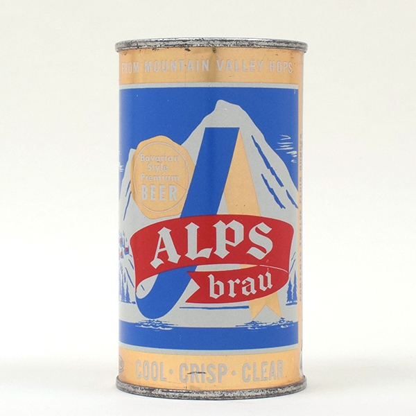 Alps Brau Beer Flat Top Can 30-9