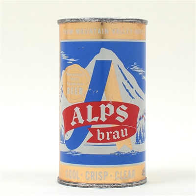 Alps Brau Beer Flat Top Can 30-9