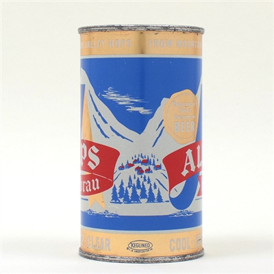 Alps Brau Beer Flat Top Can 30-9