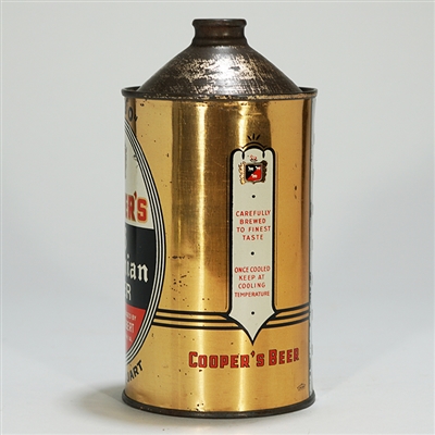 Coopers Old Bohemian Beer Quart Cone 205-14