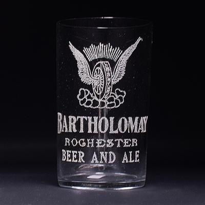 Bartholomay Etched Glass Set of 4