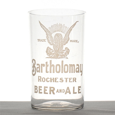 Bartholomay Etched Glass Set of 4