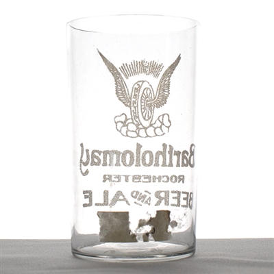Bartholomay Etched Glass Set of 4