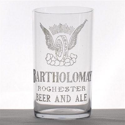 Bartholomay Etched Glass Set of 4