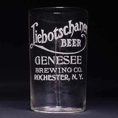Genesee Liebotschaner Etched Glass Set of 2