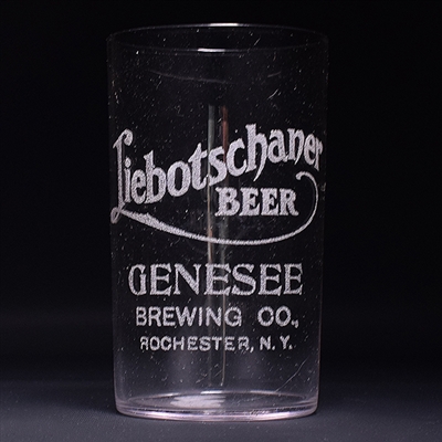Genesee Liebotschaner Etched Glass Set of 2