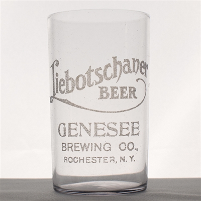 Genesee Liebotschaner Etched Glass Set of 2