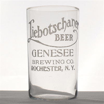 Genesee Liebotschaner Etched Glass Set of 2