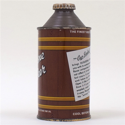 Duquesne Can-O-Beer Cone Top 159-28