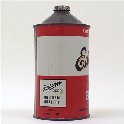 Edelweiss Light Beer Quart Cone Top 207-13