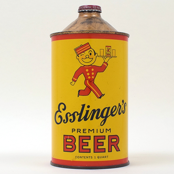 Esslingers Premium Beer Quart Cone 208-14