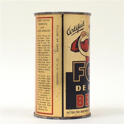 Fox DeLuxe Beer OI Flat Top AMAZING 64-39