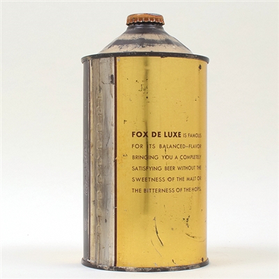 Fox DeLuxe Beer Quart Cone Top MARION 209-15