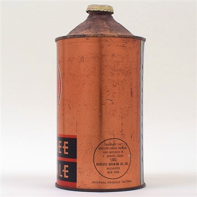 Genesee Light Ale Quart Cone 209-17