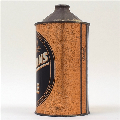 Gibbons Ale Quart Cone Top 210-2