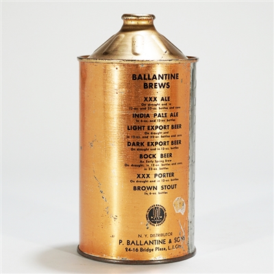 Ballantines Ale Quart Cone Top 202-3