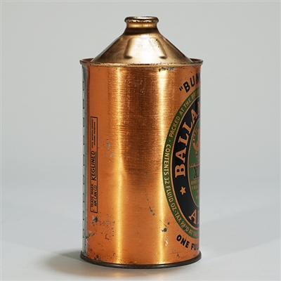 Ballantines Ale Quart Cone Top 202-3