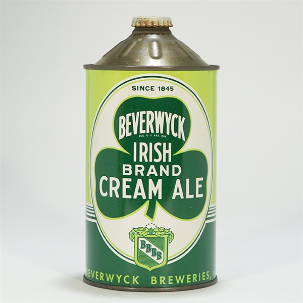 Beverwyck Irish Brand Cream Ale Quart Can 203-4