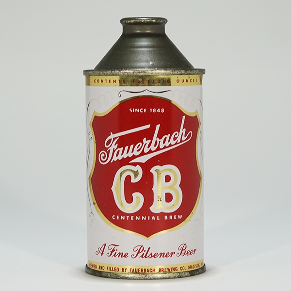 Fauerbach CB Centennial Brew Cone Top Can 162-4