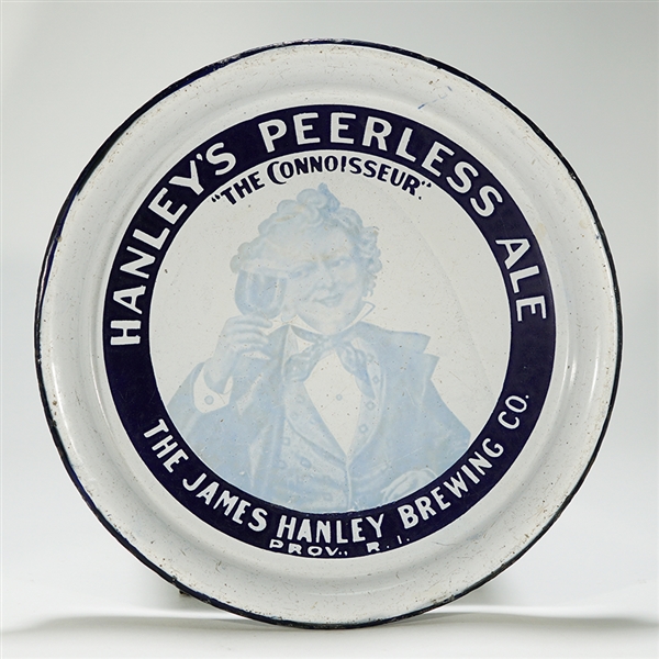 Hanleys Peerless Ale Pre-proh Porcelain Tray 