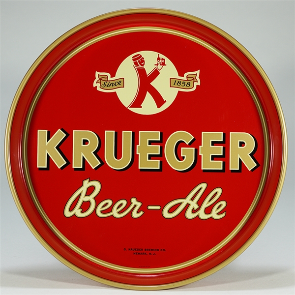 Krueger Beer Ale K-Man Tray