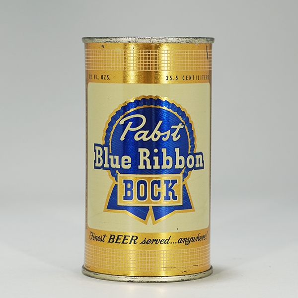 Pabst Blue Ribbon BOCK Beer Can PEORIA HEIGHTS 110-22