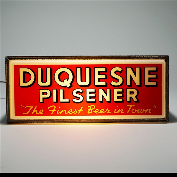 Duquesne Pilsener Illiminated Sign 