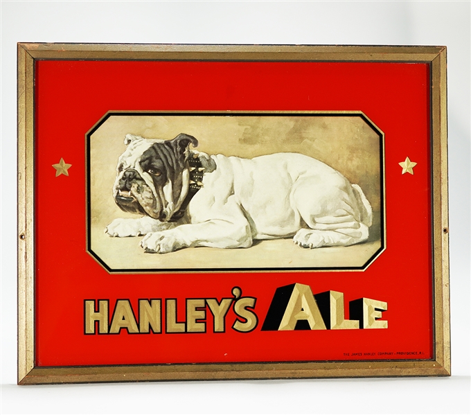 Hanleys Ale Bulldog ROG Sign 