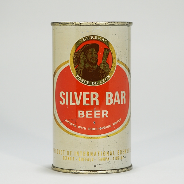 Silver Bar Flat Top Beer Can TAMPA 
