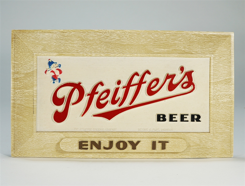 Pfeiffers Beer Enjoy It 3D Counter Display 