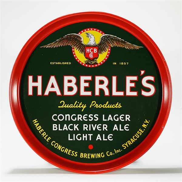 Haberles Patriotic Eagle Beer Tray 