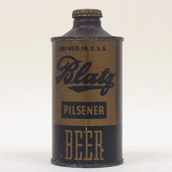 Blatz Beer OLIVE DRAB WFIR Cone Top 153-23