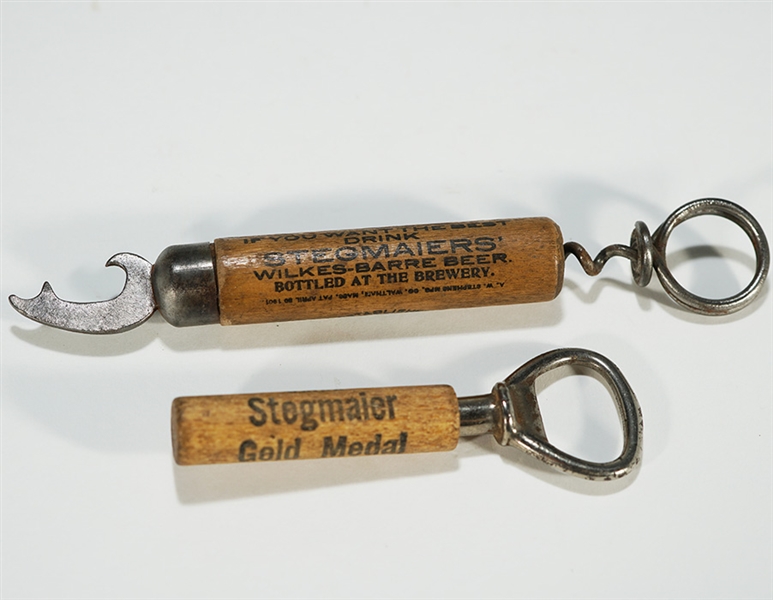Stegmaier Pre-prohibition Opener Corkscrew Pair