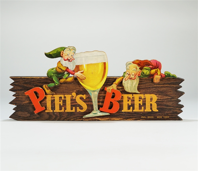 Piels Beer 3D Wooden Shelf Sign