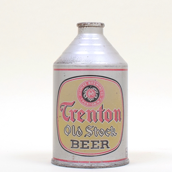 Trenton Old Stock Beer 2 FACE Cone Top 199-13