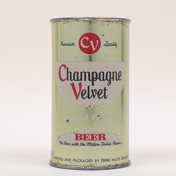 Champagne Velvet Lt Green Set Can Flat Top 49-2