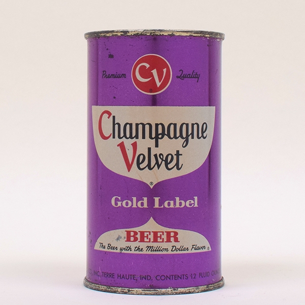 Champagne Velvet Purple Set Can Flat Top 49-4
