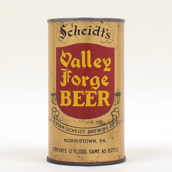 Valley Forge Beer 4 PANEL OI Flat Top 142-34