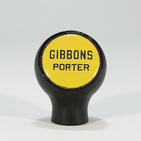 Gibbons Porter BLACK KNOB YELLOW INSERT UNLISTED