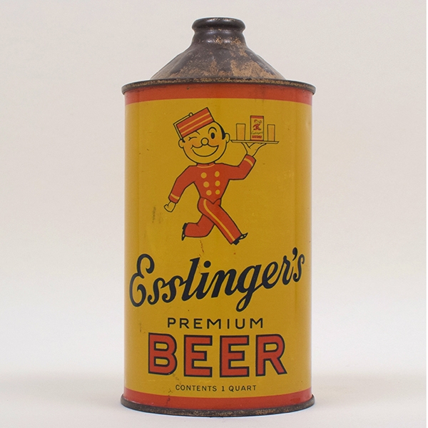Esslingers Premium Beer Quart Cone 208-14